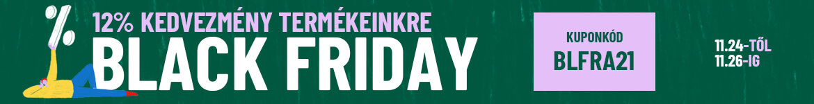 BLACK FRIDAY akció - 12 % kedvezmény