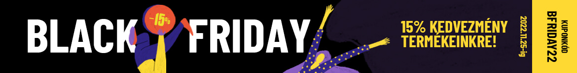BLACK FRIDAY akció - 15 % kedvezmény