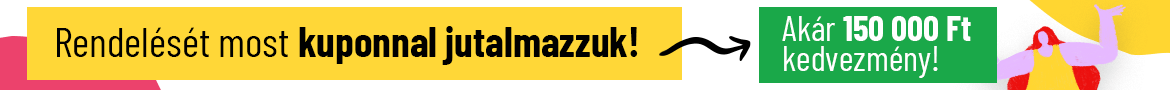 Rendelését most kuponnal jutalmazzuk!