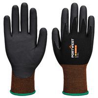 GP Grip 15 Nitril Mikrohabos kesztyű, fekete