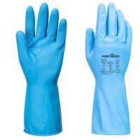 FD Chemical B Latex könnyű kesztyű (12 pár), kék