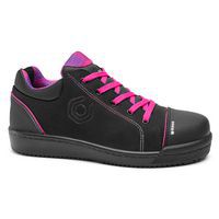 Margot Shoe S3 SRC, fekete/fukszia