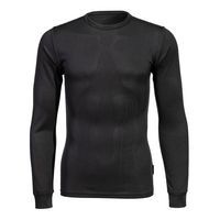 Női Baselayer Top L/S, fekete