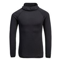 Waffle Fleece kapucnis Baselayer, fekete