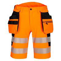 DX4 Hi-Vis Holster rövidnadrág, fekete/narancssárga