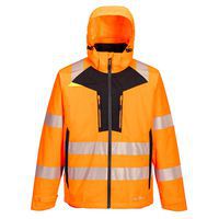 DX4 Hi-Vis 4 az 1-ben kabát, fekete/narancssárga