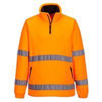 Hi-Vis 1/2 Zip polár, narancssárga