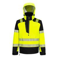 PW3 Hi-Vis Overhead esőkabát (3L), fekete/sárga