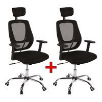 Michelle 1+1 irodai szék, fekete