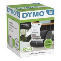 Öntapadós címkék Dymo LabelWriter nyomtatóhoz, 102 x 210 mm