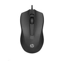 HP Wired Mouse 100 optikai egér, fekete