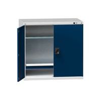 Fém műhelyszerszámszekrények SK1, 1000 x 1044 x 625 mm, 2 polc és 1 fiók, szürke