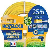 Öntözőkészlet - Hozelock Super Tricoflex Ultimate, 15 mm x 20 m, sárga