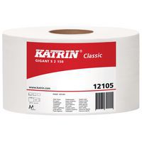 Katrin Classics Gigant S2 WC-papír 2 rétegű, 18 cm, 1040 lap, 75% fehér, 12 tekercs