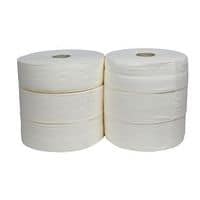Jumbo WC-papír 2 rétegű, 28 cm, 250 m, 100% fehér, 6 tekercs