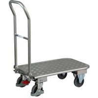 Platform kocsik összecsukható fogantyúval, 150 kg-ig