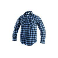 CXS hosszú ujjú férfi flanel ing, kék/fekete