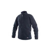 Férfi cipzáros fleece felső, sötétkék