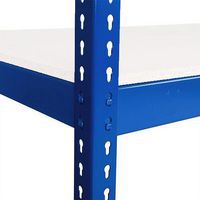Kiegészítő laminált polcok, 183 cm, 440 kg, kék