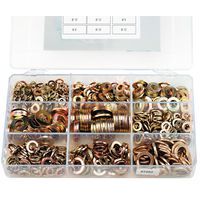 Lapos és rugós acél alátétkészlet - Coffret