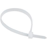 Stafa műanyag kötőszalagok, szélesség 4,8 mm, fehér, 1000 db