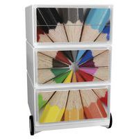Manutan Expert Easy Office mozgatható tárolók, 4 fiókkal, 64,2 x 39 x 43,6 cm