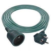 Emos hosszabbító kábel, zöld, PVC, 1 aljzat, 2 m