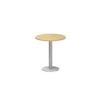 Alfa 400 kerek konferenciaasztalok szürke lábazattal, 70 x 74,2 cm
