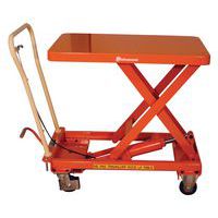 Bishamon mobil hidraulikus emelőasztal, 300 kg-ig, lemez 81,5 x 50 cm