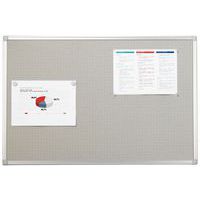 Szürke parafatábla kombi mágnesekhez és nyomógombokhoz - Bi-Office