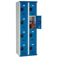 2 colonnes largeur 300 mm4 portes bleues
