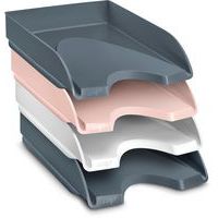 4 darabos ásványi dokumentumtálca készlet, különböző színekben - CEP