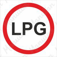 Tiltó táblák - LPG