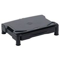 Monitoralátét polccal, teherbírása 18 kg - Manutan Expert