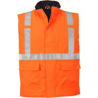 Bizflame Rain Hi-Vis antisztatikus FR mellény, narancssárga