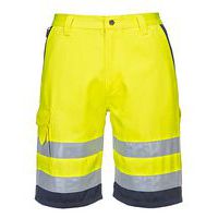 Hi-Vis rövidnadrág, kék/sárga