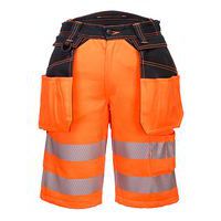 PW3 Hi-Vis Holster rövidnadrág, fekete/narancssárga