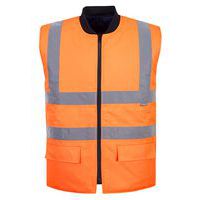 Hi-Vis kifordítható mellény, narancssárga