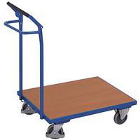 Platformkocsik fogantyúval és kézifékkel, 250 kg-ig, 94,5 x 60 x 101,5 cm