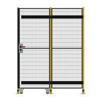 Egyszárnyú teleszkópos tolóajtó, hengerzárral