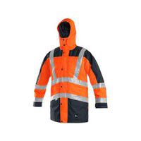 Figyelmeztető kabát CXS LONDON, 5 az 1-ben, férfi, narancssárga-kék