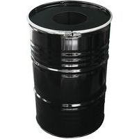 The BinBin szemetes, 200 l, bedobónyílással, fekete