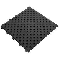 Álláskönnyítő ipari szőnyeg, perforált, 50 x 50 cm-es összerakható elemekből