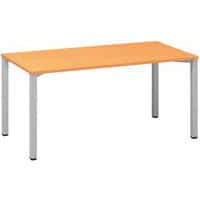 Alfa 200 egyenes irodai asztalok, 160 x 80 x 74,2 cm, egyenes kivitel