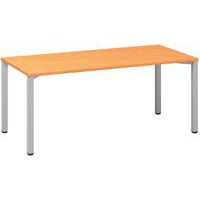 Alfa 200 egyenes irodai asztalok, 180 x 80 x 74,2 cm, egyenes kivitel