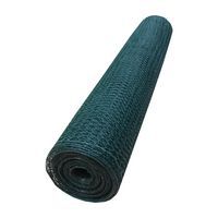 TOPTRADE nyúlháló, műanyag bevonattal, zöld, 0,9 mm, 1 000 mm / 25 m