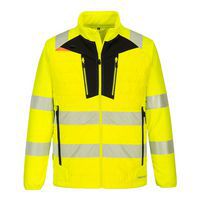 DX4 Hi-Vis Hybrid Baffle kabát, fekete/narancssárga