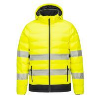 Hi-Vis Ultrasonic fűthető dzseki, fekete/sárga