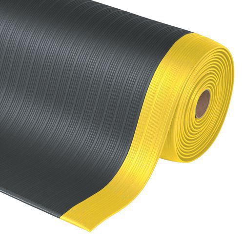 Airug® Plus fáradásgátló ipari szőnyegek, fekete/sárga