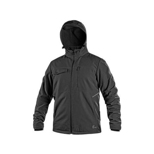 CXS STRETCH férfi softshell kabát, fekete